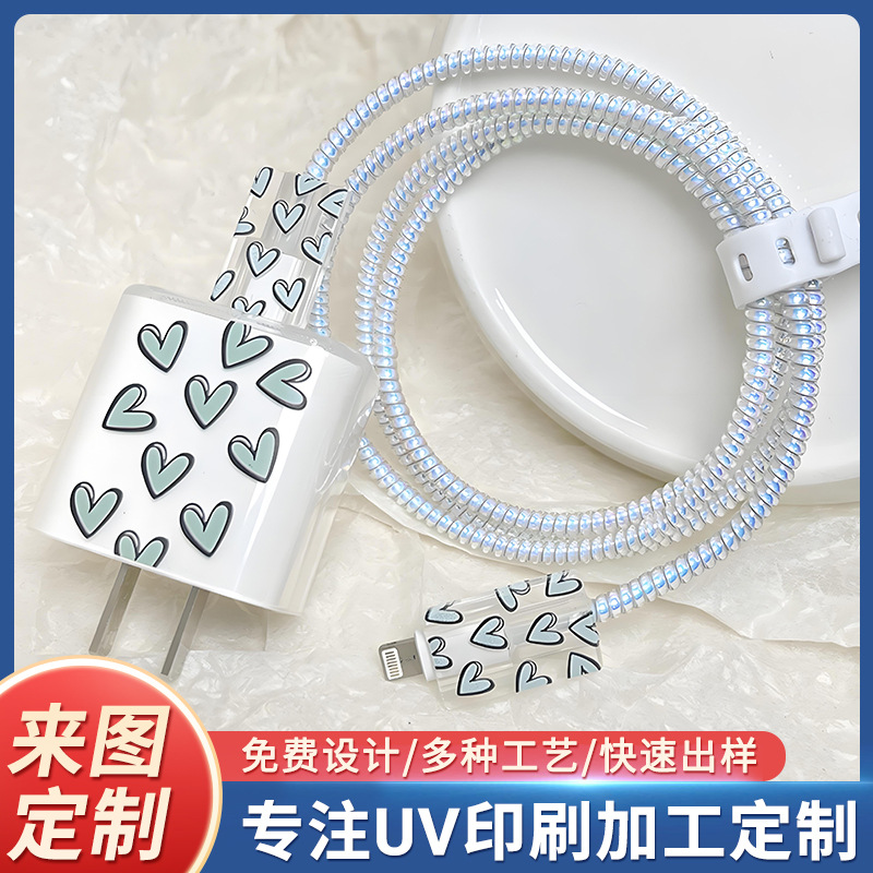 Быстрая зарядка 20Вт, зарядное устройство, защитный чехол, прозрачный мягкий чехол