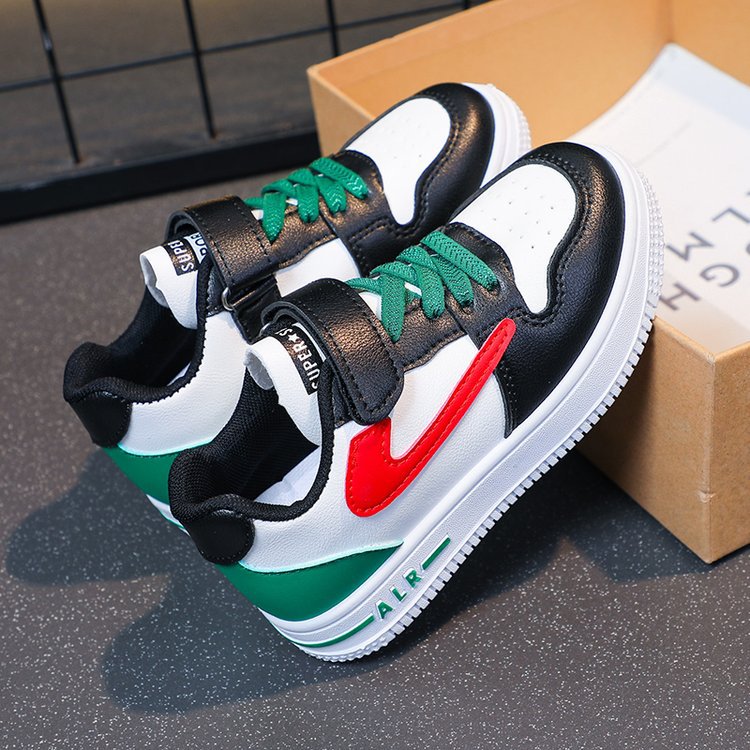 Boys' Flats 2025 Spring & Fall New Medium and Large Kidsren's Sneakers Kidsren's Sports Shoes Spring Girls' Breathable Color Matching Sneakers