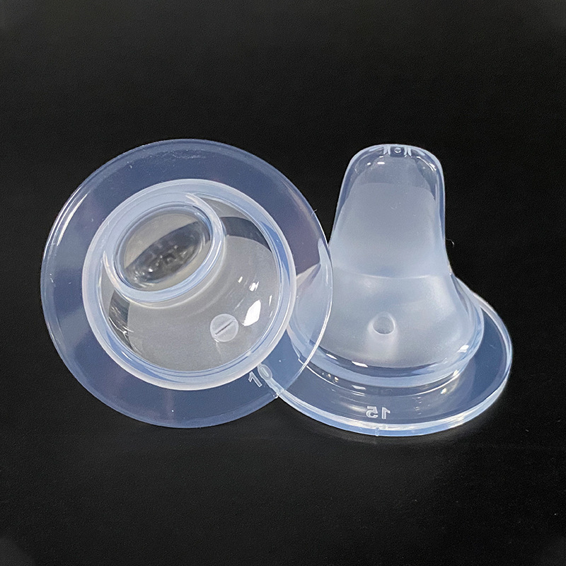 Liquid Silicone Wide-Caliber Duckbill Adapter Bottle Nipple Straw Integrated Baby Bottle Replacement Duckbill Gravity Ball