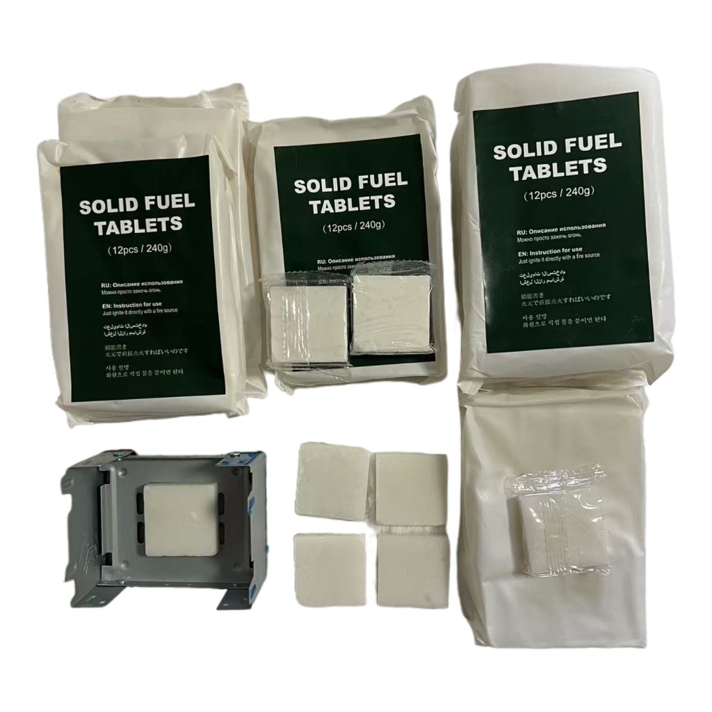 High-energy solid wax block alcohol block solid fuel block convenient solid fuel can be burned for cooking and outdoor burning