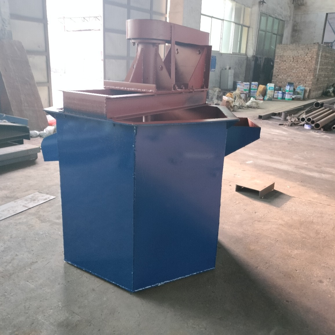 Huachang Quartz Sand Slab Sand Washing Machine, Single-Axis or Double-Axis Optional, Kaolin Slurry Hexagonal Mixing Tank, Mineral