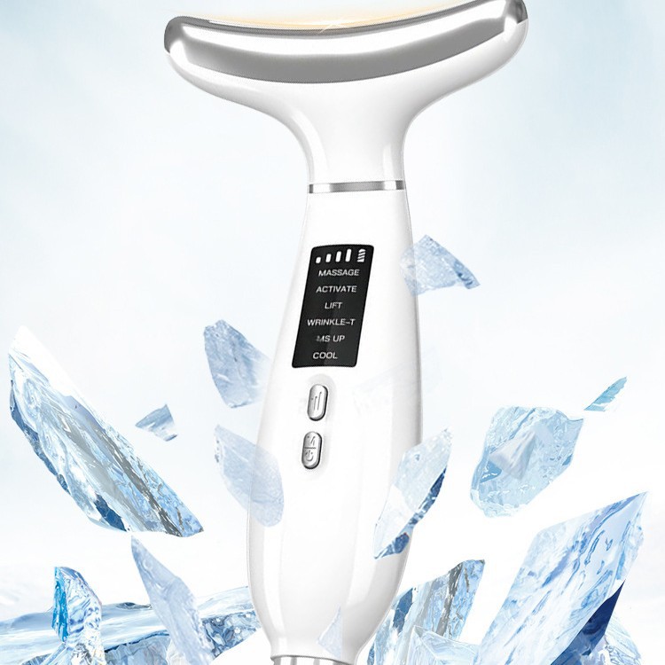 Прибор для красоты шеи, многофункциональный инструмент для замораживания, массажер для лица и шеи