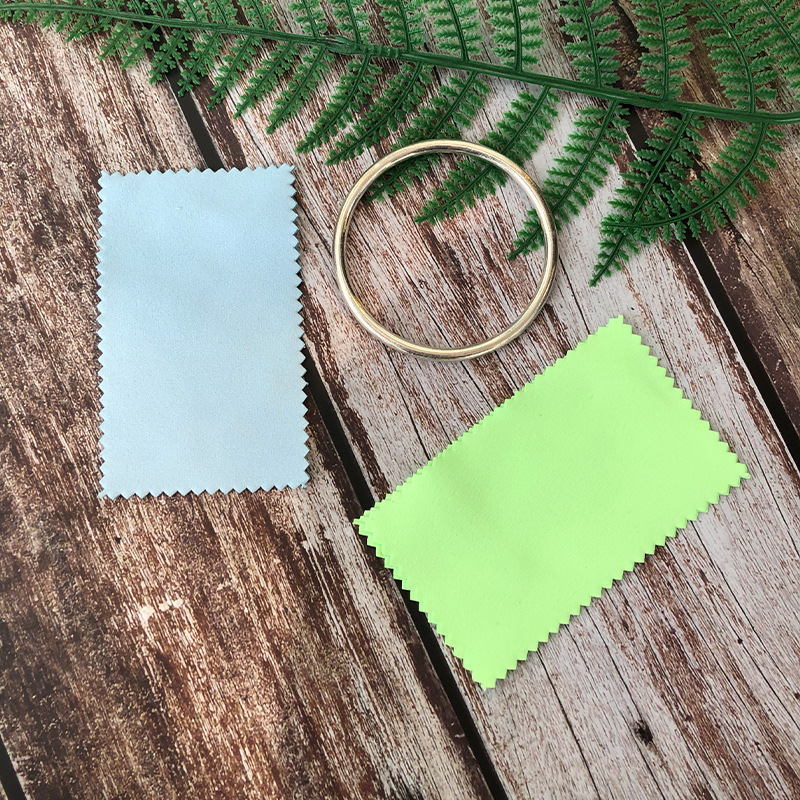 Manufacturer Wholesale Silver Polishing Cloth Small Size 6.5*10cm Silver Polishing Cloth Polishing Cloth Can Be Printed with Logo, Ready for Delivery