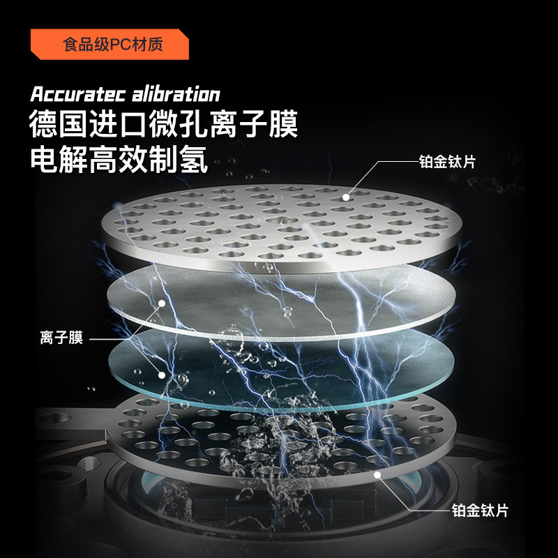 Factory Direct Supply Hydrogen-Rich Kettle, Hydrogen-Rich Portable Kettle, Hydrogen and Oxygen Separation, High Concentration Hydrogen-Rich Kettle, Hydrogen-Rich Water Cup, Large Capacity