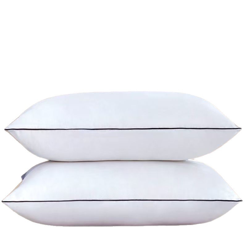 Cross-Border Popular Single-Sided Three-Dimensional Feather Velvet Cervical Spine Single Pillow Home Student Dormitory Pillow Core Adult Pillow