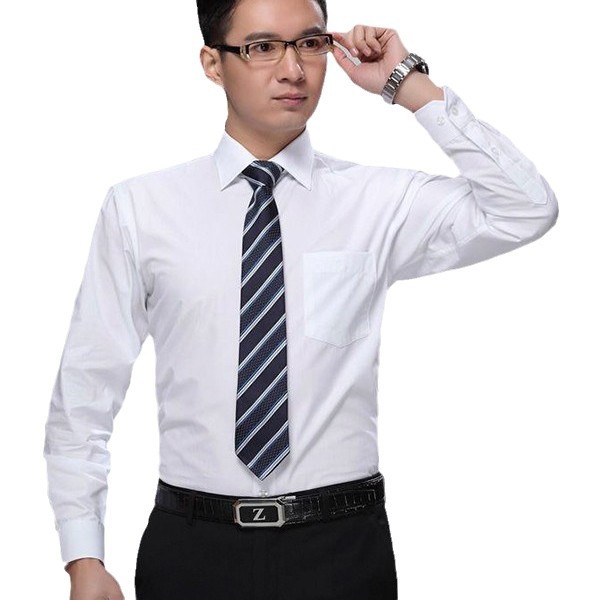 Factory Wholesale Cvc High-Density Diagonal 45% Cotton Ultra-Fine Diagonal Jacquard Shirt Fabric, Comfortable and Breathable for Professional Wear