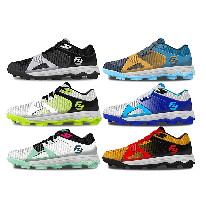 Youth Baseball Shoes, Wear-Resistant Training Shoes, Same Style for Men and Women, Breathable Customized Spikes, Competition Sports Models, Factory Direct Sales