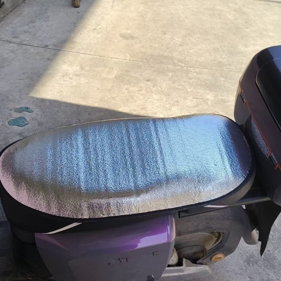 Electric Vehicle Seat Cushion 3D Thickeneded Mesh Cushion Cover Large Universal Mesh Cover Sun Protection and Heat Insulation Motorcycle Tram