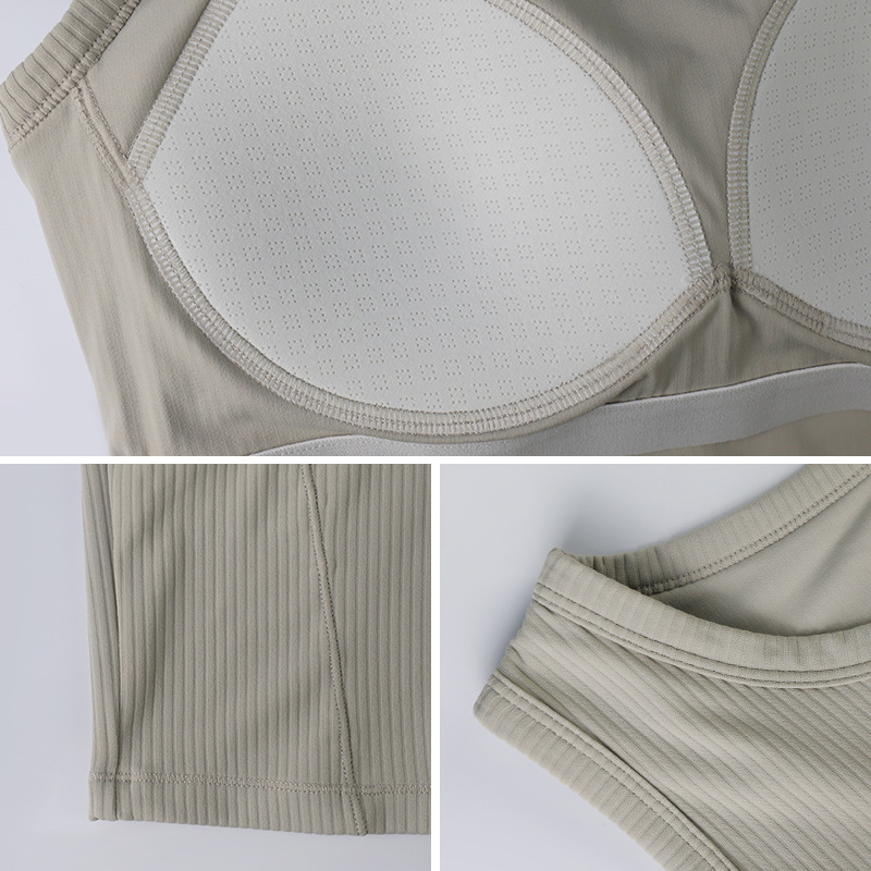 Weiman Sports Vest Women's Fitness All-In-One Fixed Cup Outer Wear Training High-Strength Shock-Proof Yoga Vest High-End