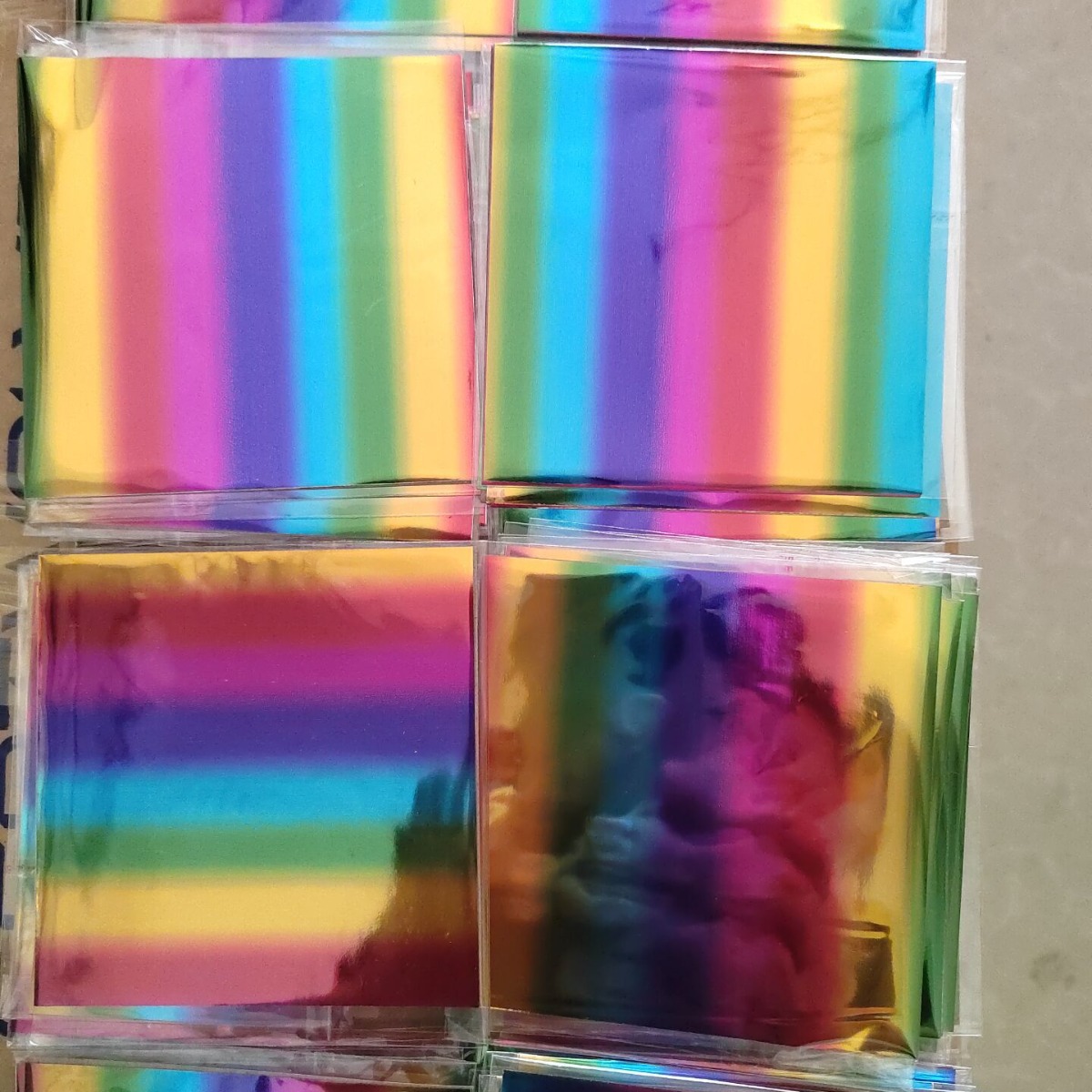 Manufacturer Supplies Colorful Hot Stamping Paper, DIY Handmade Hot Stamping Paper, A4 Hot Stamping Film, Plastic Sealing Machine Special Hot Stamping Film