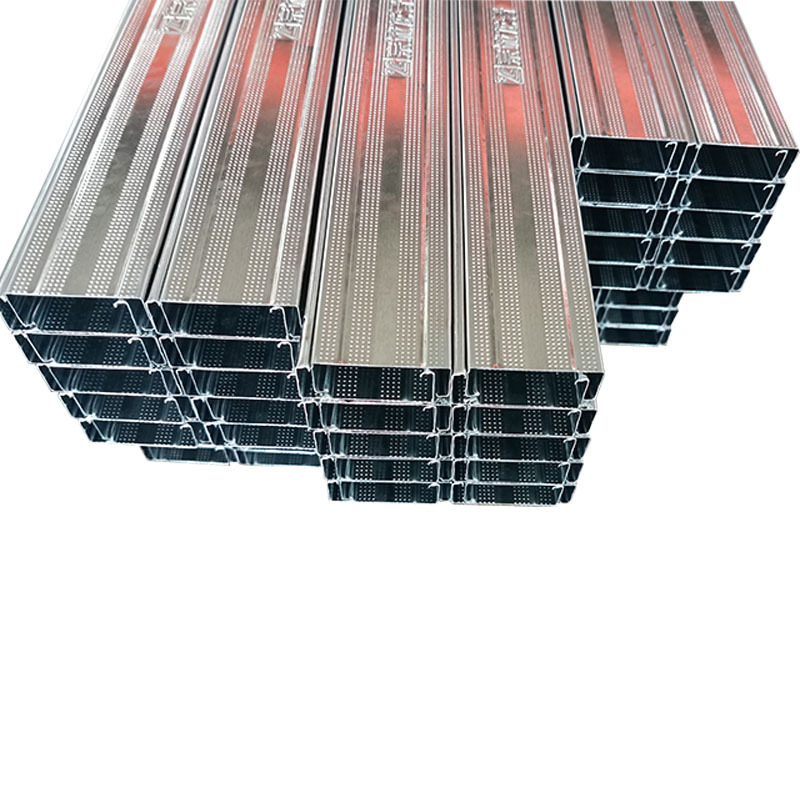 Factory Interior Decoration D60/D50/D38/D25 Light Steel Keel Ceiling Vertical Heaven and Earth Keel