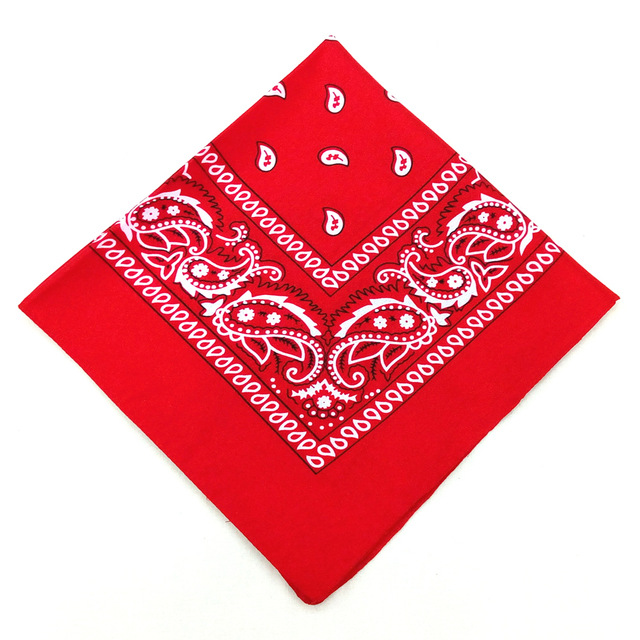 [Factory Direct Sales] 20g Polyester Brushed Cashew Square Scarf Hip-Hop Outdoor Cycling Paisley Turban Mask