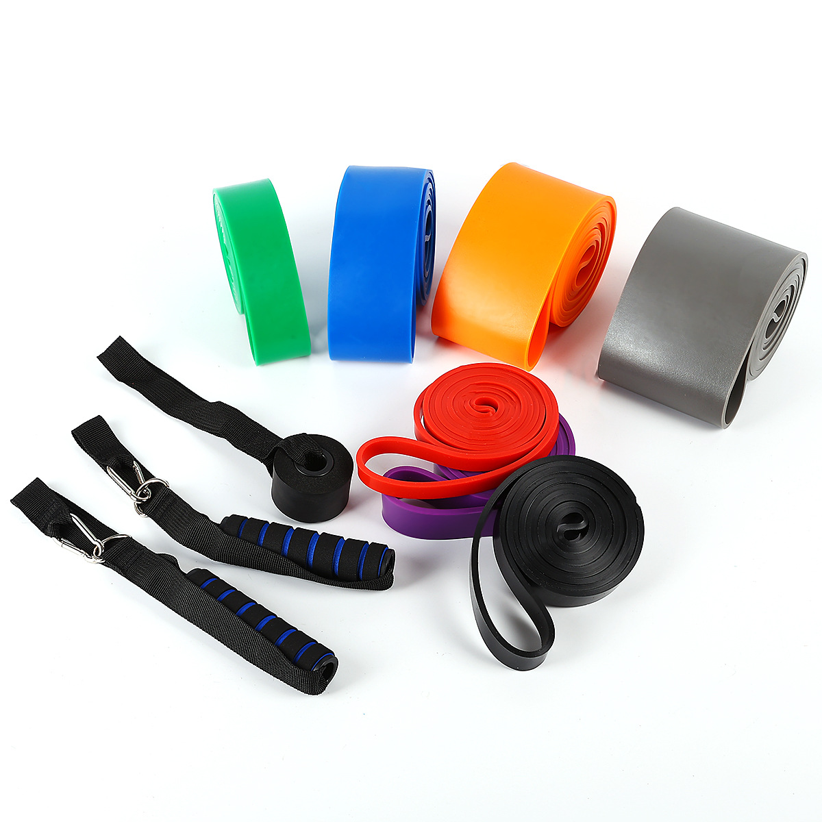 Elastic Band Cross-Border Tpe Yoga Tension Band Fitness Track and Field Training Resistance Band Multi-Functional Breast Shaping Tensioner