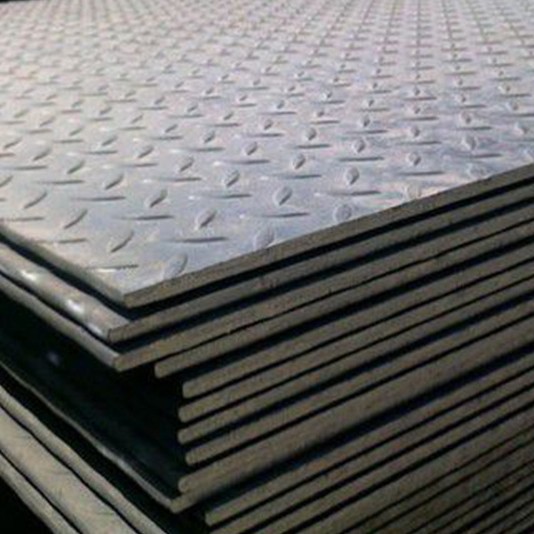 Factory Direct Sales Q235 Stair Step Loft Galvanized Pattern Anti-Slip Wear-Resistant Hot-Rolled Pattern Roll Fixed Length Kaiping