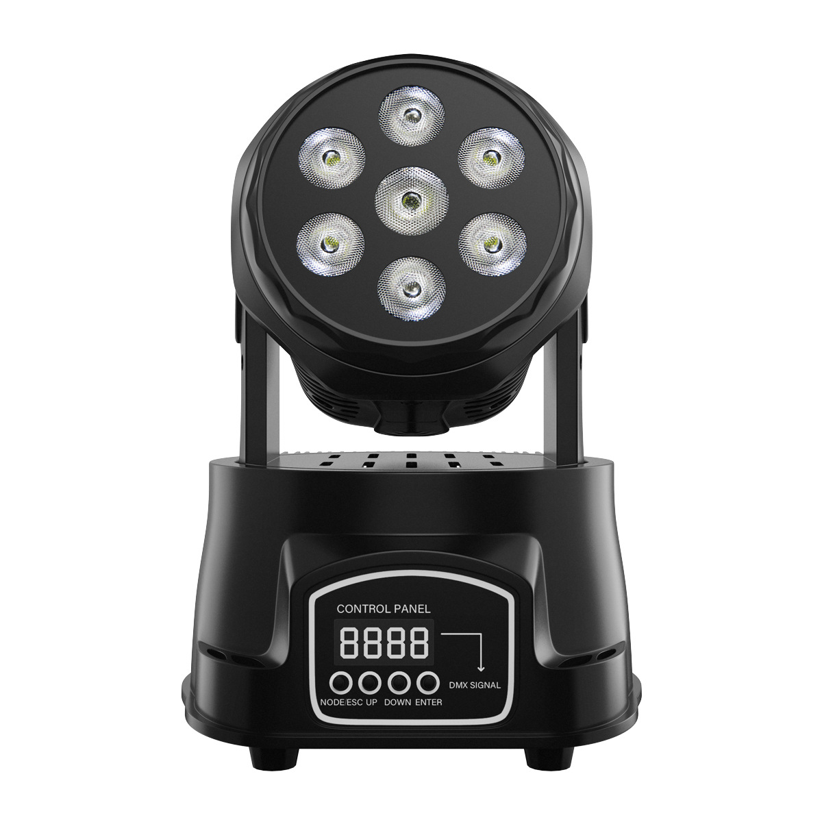 Dapu Stage Light Led 7 Small Moving Head Lights 7 10-Watt Four-In-One Moving Head Beam Lights for Stage Performance