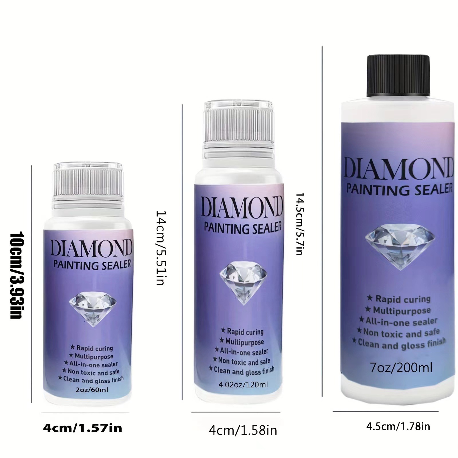 Cross-Border Pva Brightening Diamond Painting Glue Protects the Surface Fixation 5D Seal Layer Brightener Masonry Painting Anti-Fall Treasure