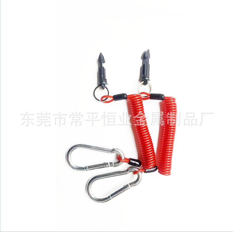 Amazon hot sale trailer/tug separation switch 12V DC DC spring wire rope 4FT/6FT cable