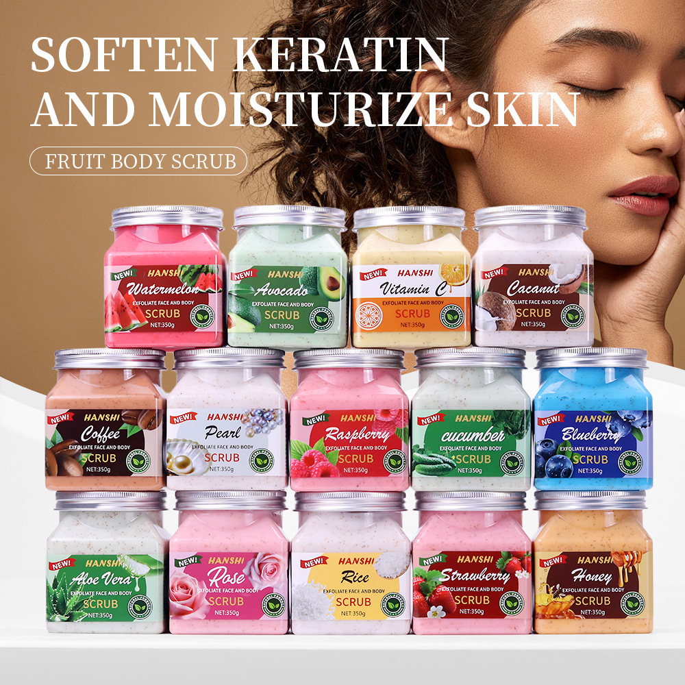 Скраб для тела, отшелушивающий, 350 мл, оптовая продажа