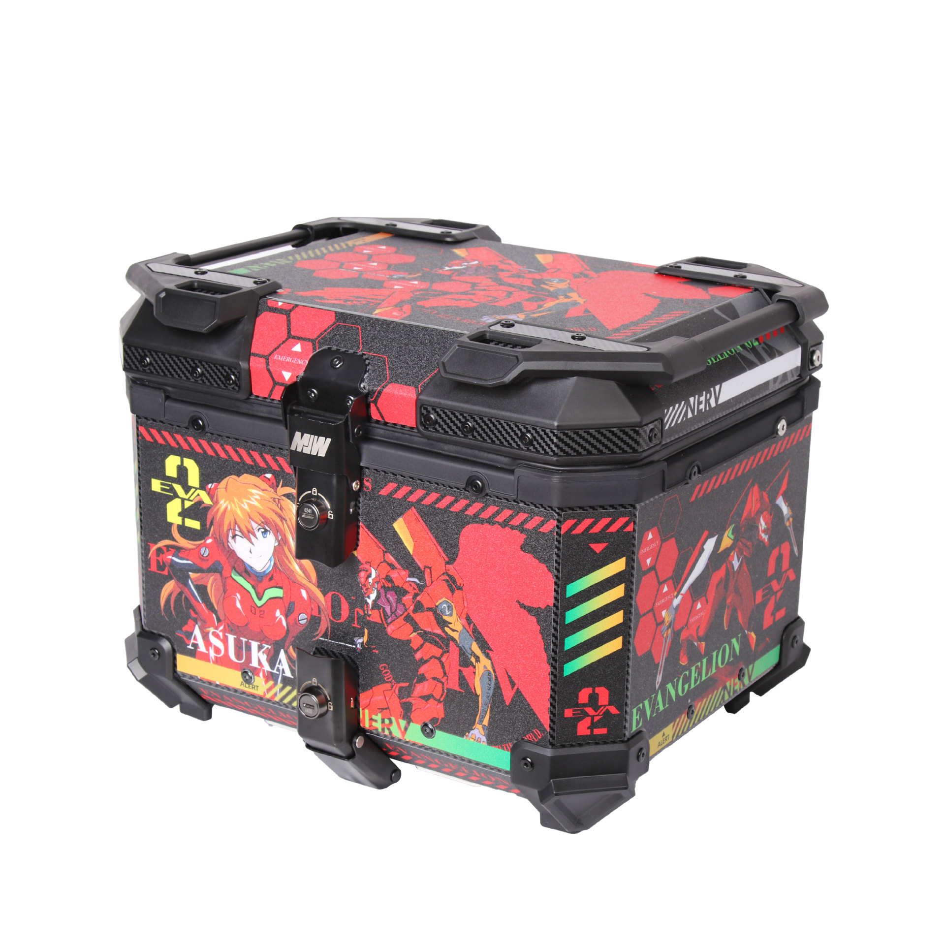 45L55LMJW Extreme Edition Quick Release Motorcycle Aluminum Alloy Tail Box Electric Vehicle Trunk Side Box Waterproof Storage