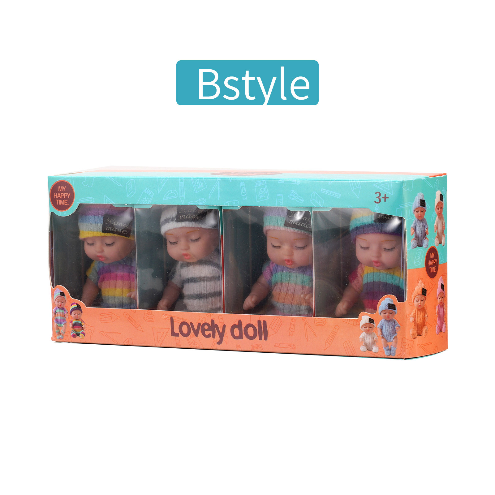 European and American Cross-border Doll Sleep bjd Simulation Rebirth Doll Sleeping Children's Toy Gift Box Girl Princess