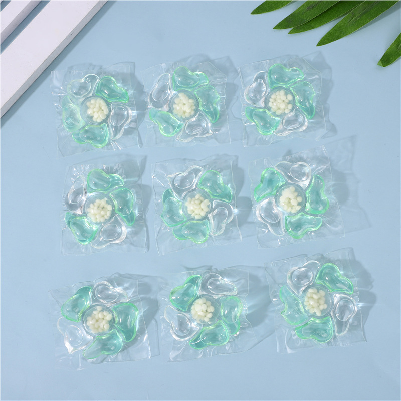 Six-in-one sterilization laundry beads retaining fragrant beads hand guard antibacterial perfume type concentrated decontamination camellia laundry beads
