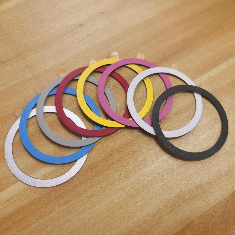 Wireless charger ring magnetic patch adhesive magnetic sheet brushed iron sheet factory spot wholesale