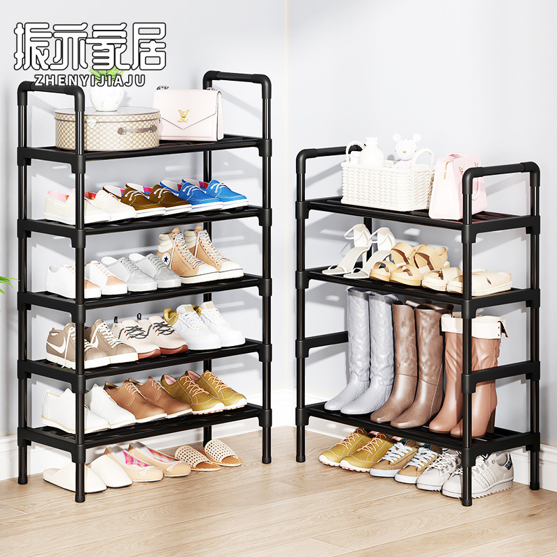 Shoe Rack Multi-layer Household Simple Door Solid College Students' Dormitory Shoe Rack Simple Multifunctional Shoe Storage Rack