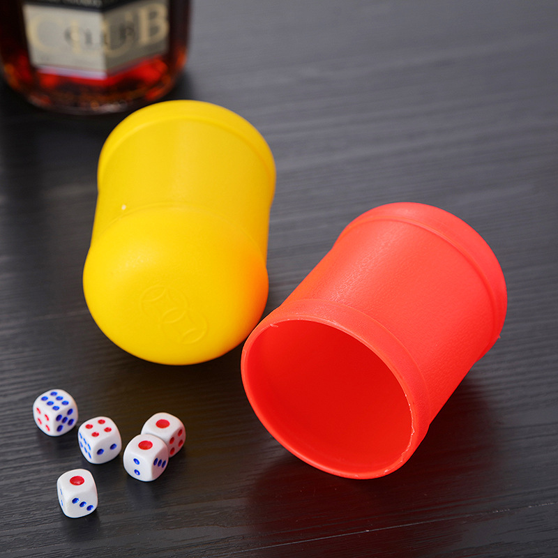 Dice Cup double money straight black cup dice cup manual sieve Cup sieve cup color Cup Dice Bar KTV entertainment supplies