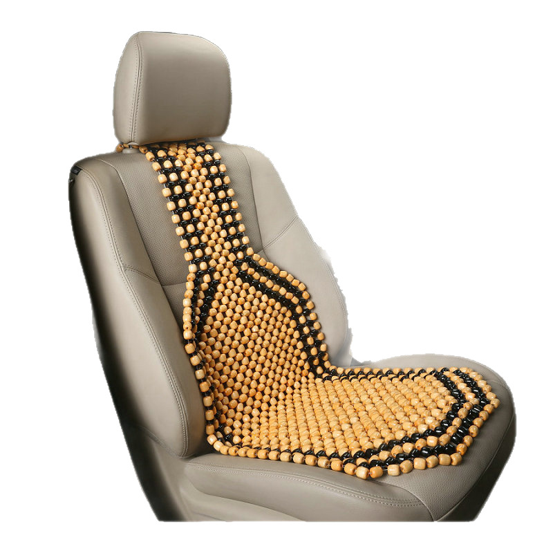 Summer Wooden Beads Cooling Pad Forklift Truck Large Truck Ventilated Van Tractor Car Summer Seat Cushion Breathable