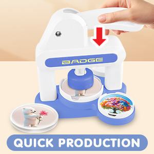 Bar Chi Making Machine Badge Homemade Machine Millet Bar Chi Machine DIY Children's Badge Machine Refrigerator Magnet Badge Machine