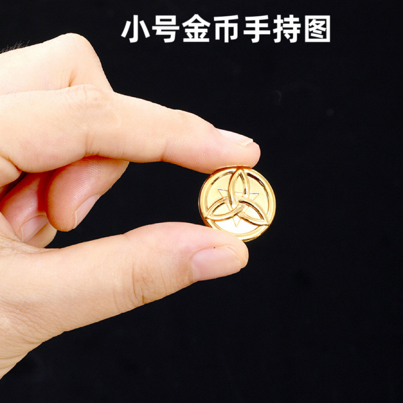 Wholesale Metal Game Currency Morabu Bags, Peripheral Gold Coins, Physical Gift Toys, and Props