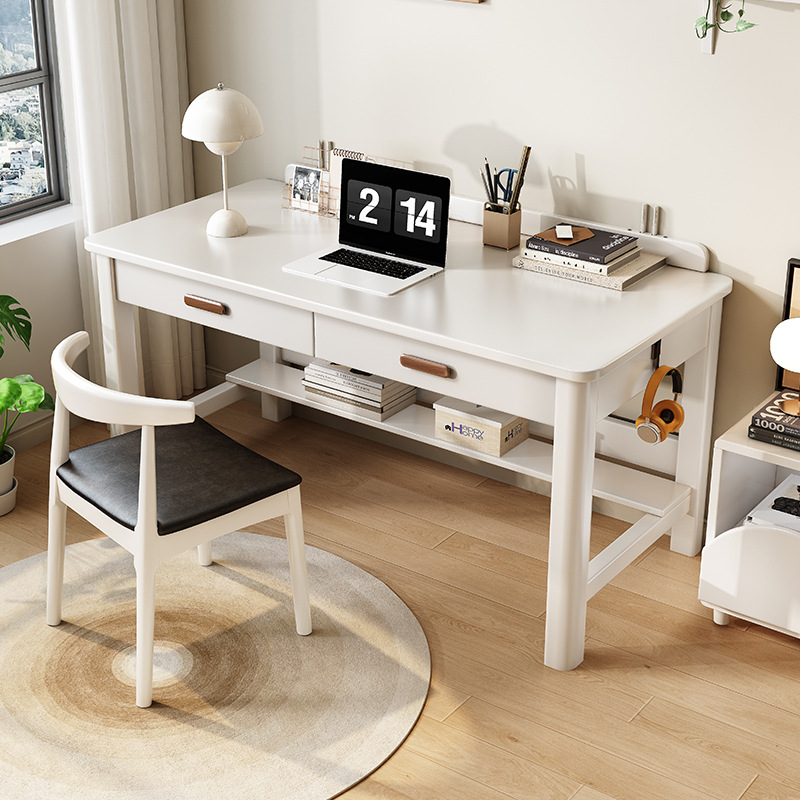 All Solid Wood Desk Student Home Writing Desk Simple Computer Desk Desktop Bedroom Desk Study Desk Factory Batch