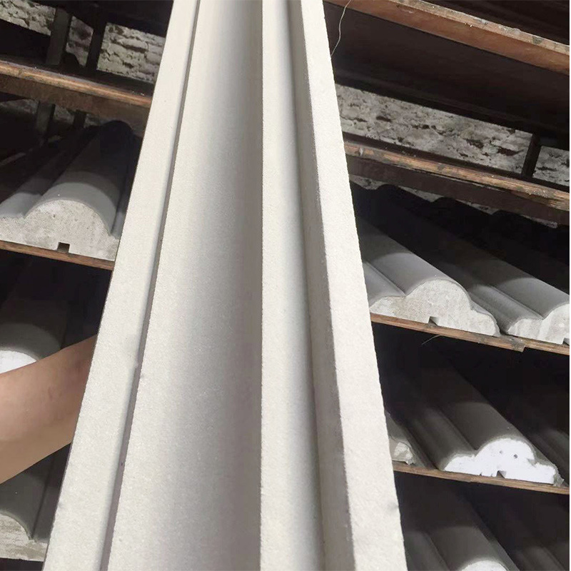 Foshan Manufacturer Eps Lines House Exterior Wall Shape Eps Decoration Grc Window Set Eaves Mouth Foam Line Waistline