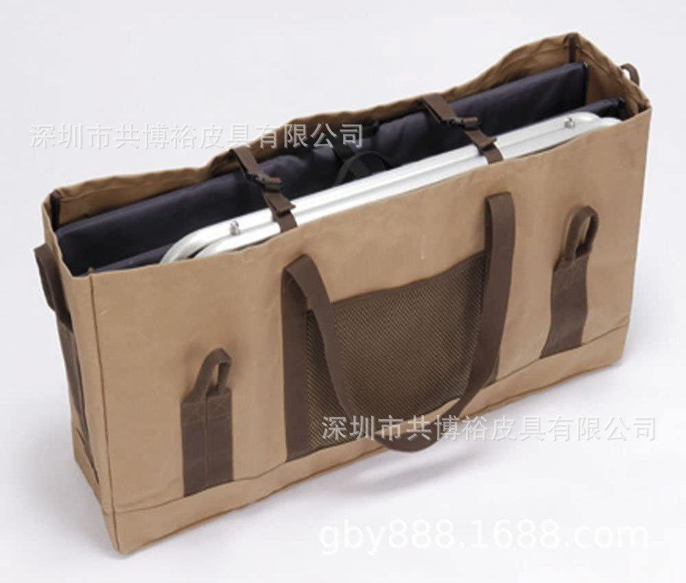 Customized canvas bag outdoor camping folding seat storage bag storage bag multi-purpose item storage bag