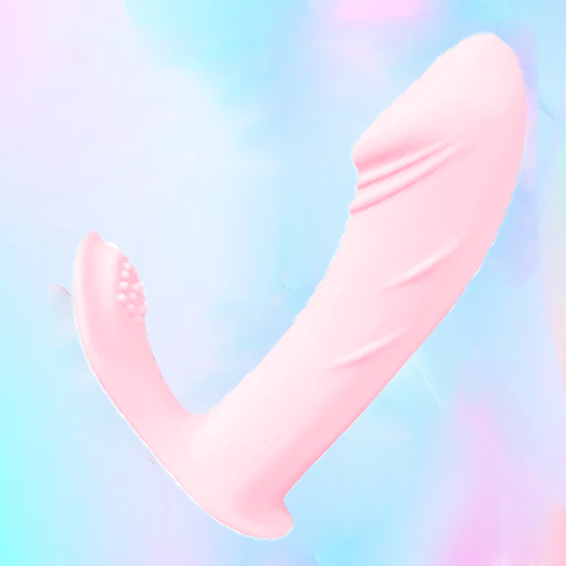 Baishemao Wears Small Penis Pink Wireless App Applet Charging and Remote Outdoor Remote Control Vibrator Wholesale