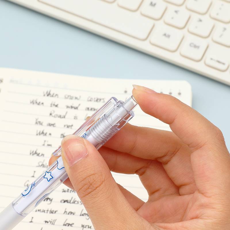 Milk bear press pen knife milk Bear rabbit daily series cute cartoon girl Journal paper cutting knife small knife head