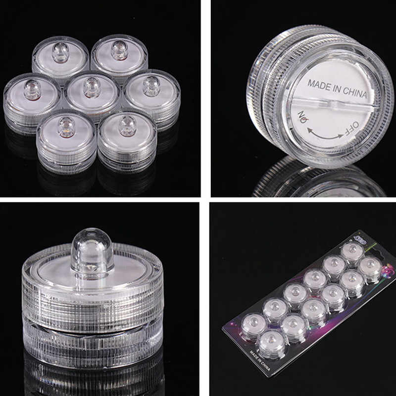 Led Waterproof Candle Light Aquarium Fish Tank Betta Light Luminous Diving Light Decorative Atmosphere Digital Candle Submersible Light