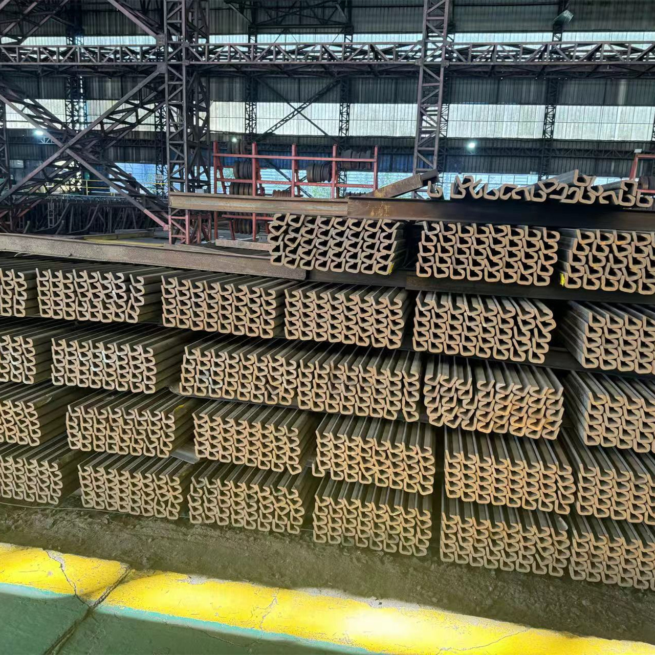 Lock C9 National Standard Q355B Lerson Steel Plate Pile Lock C9 Hot-Rolled Construction Water Stop U-Shaped Steel Plate Pile Lock