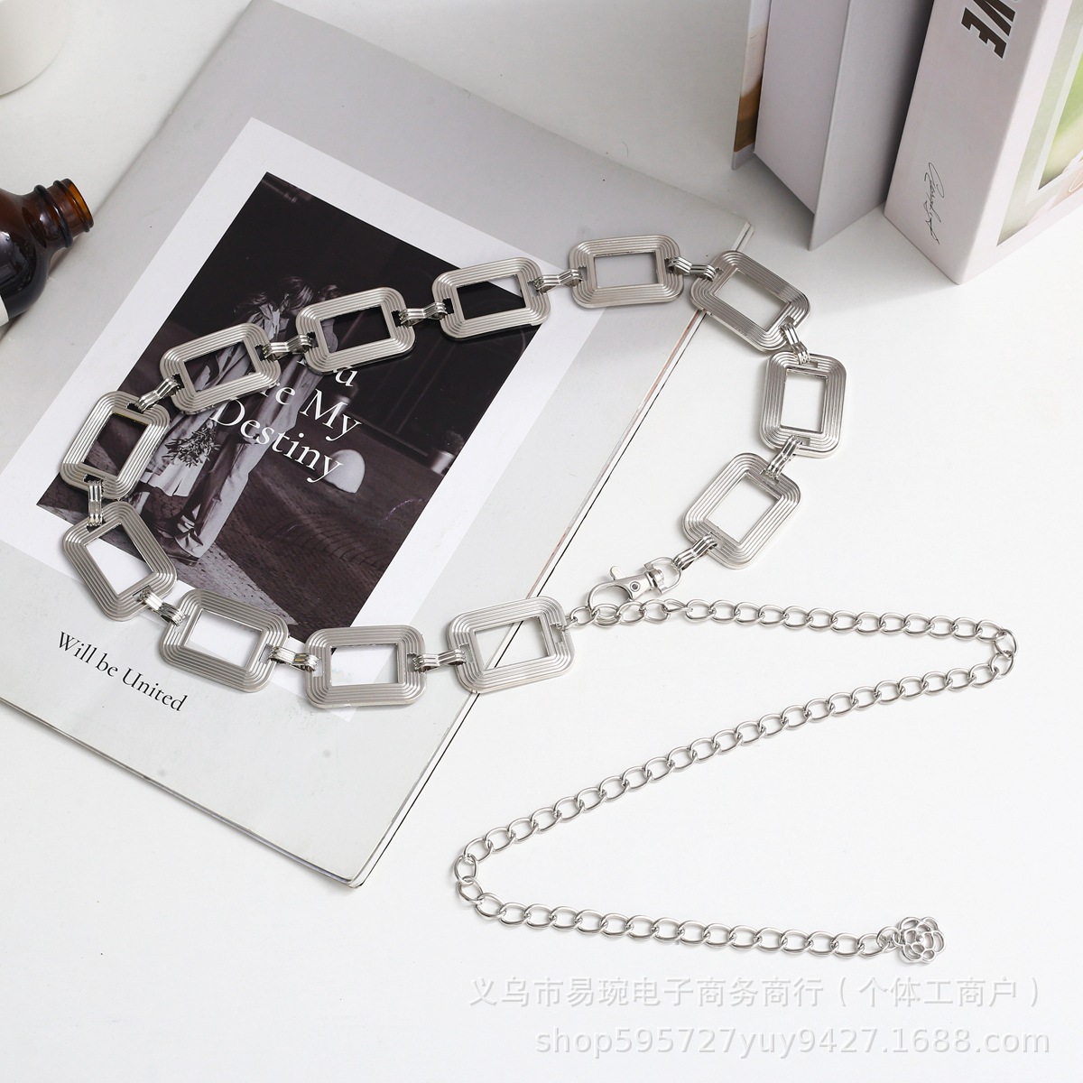 Модный и универсальный аксессуар поясная цепочка женская тонкая металлическая цепочка для талии декоративная длинная рубашка платье футболка брюки