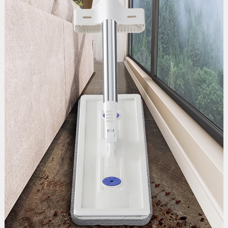 Hand-free Flat Mop Flat Mop 42cm Mop Wet and Dry Mop Large Mop