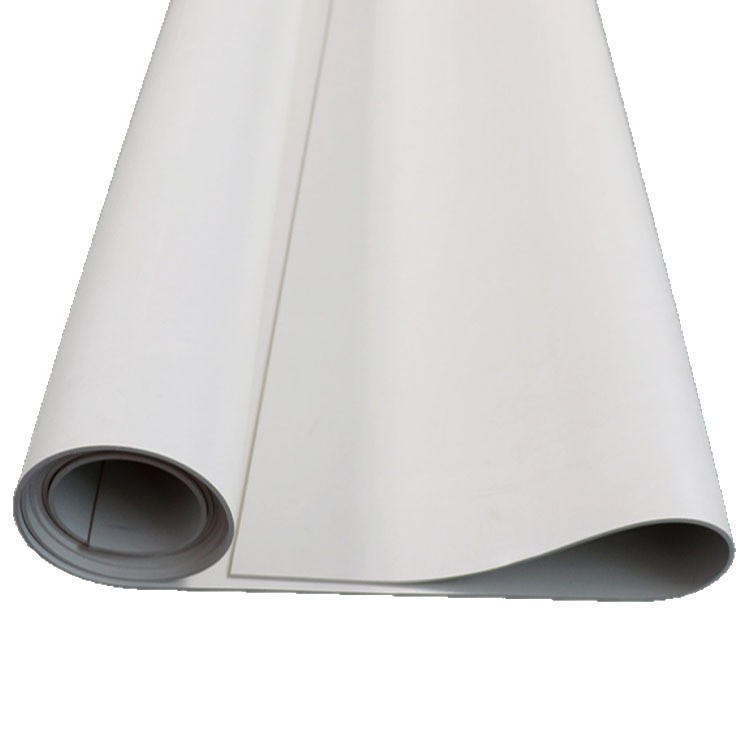 Thickened High-Elastic White Rubber Pad Sealing Shock-Absorbing Wear-Resistant Sandblasting Room Enclosure Rebound Impact-Resistant White Rubber