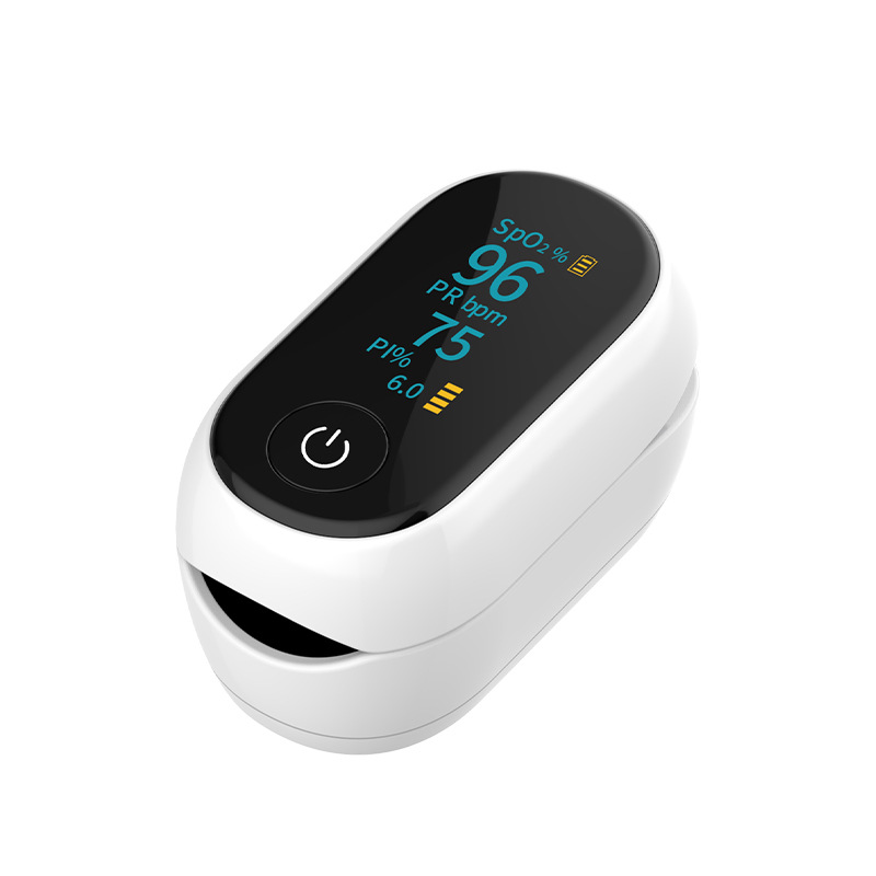 Home essential home home fingertip oximeter pulse rate blood oxygen detector medical standard finger clip oximeter