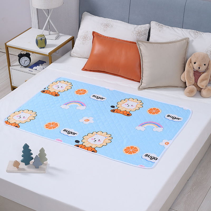 Baby Diaphragm Pad for the Elderly Waterproof Washable Leak-proof Dormitory Period Big Aunt Washed Three-layer Breathable Large Size