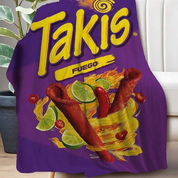 1Pc Food Packaging Bag Flannel Blanket/Soft Warm All Season