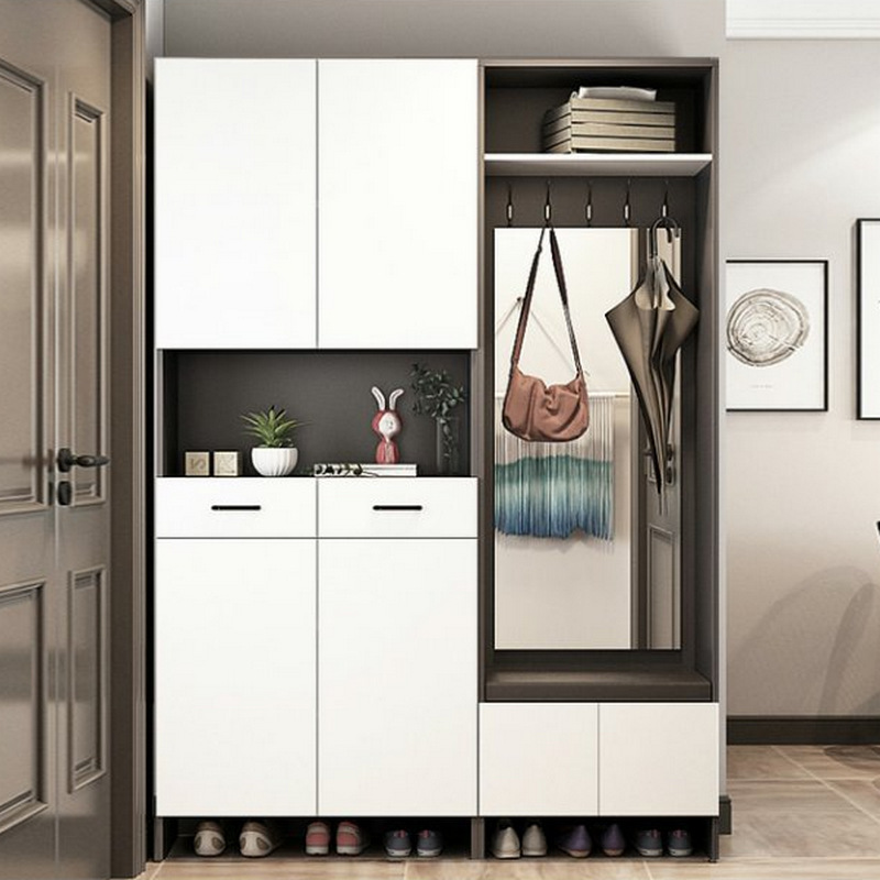 Деревянный шкаф для обуви у двери домашнее хранение хранилище для мелочей шкаф для коридора перегородка для гостиной