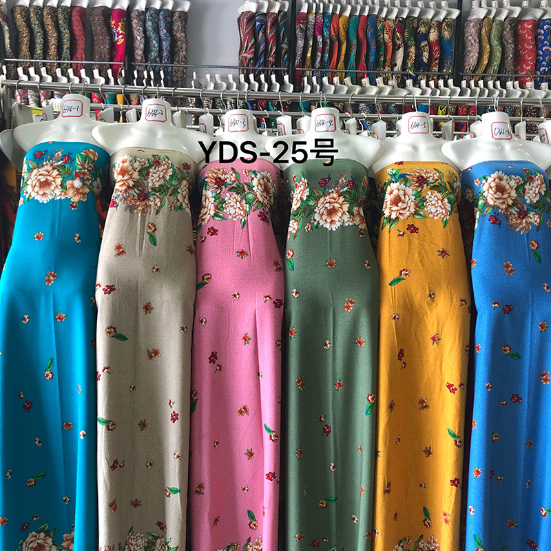 Летняя ткань из вискозы и хлопка с принтом для домашней одежды и детской одежды