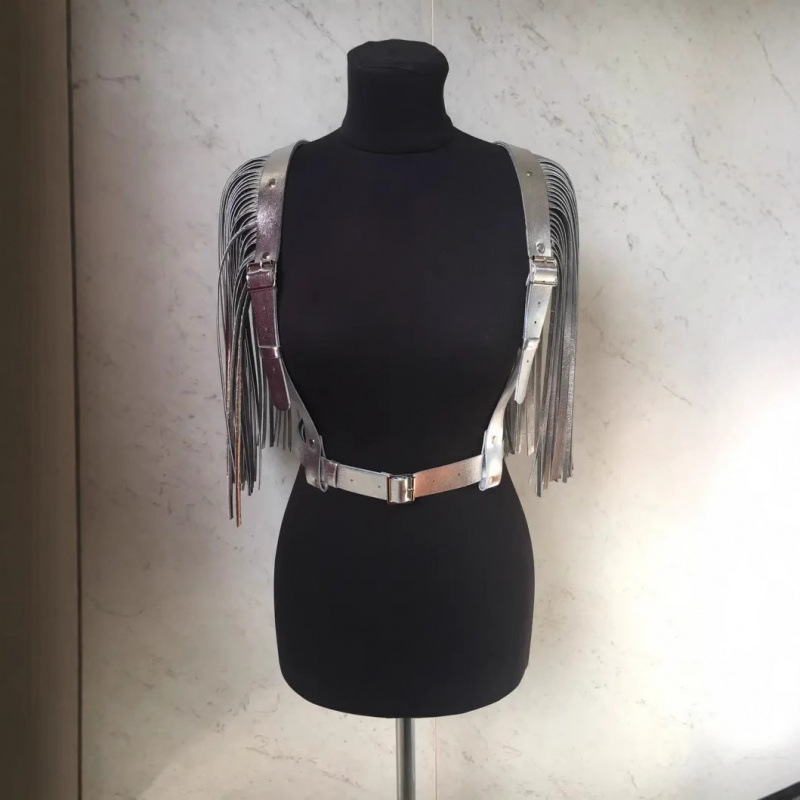 New Fashionable and Versatile Personalized Belt Stage Performance Adjustable Tassel Shoulder Strap Binding Belt Integrated Strap Girdle