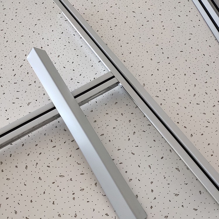 Mineral Wool Ceiling Panel for Office, Factory, Shopping Mall, and Store, Taishan Fireproof 600*600 Moisture-Proof Interlocking Panel, Fireproof and Sound-Absorbing