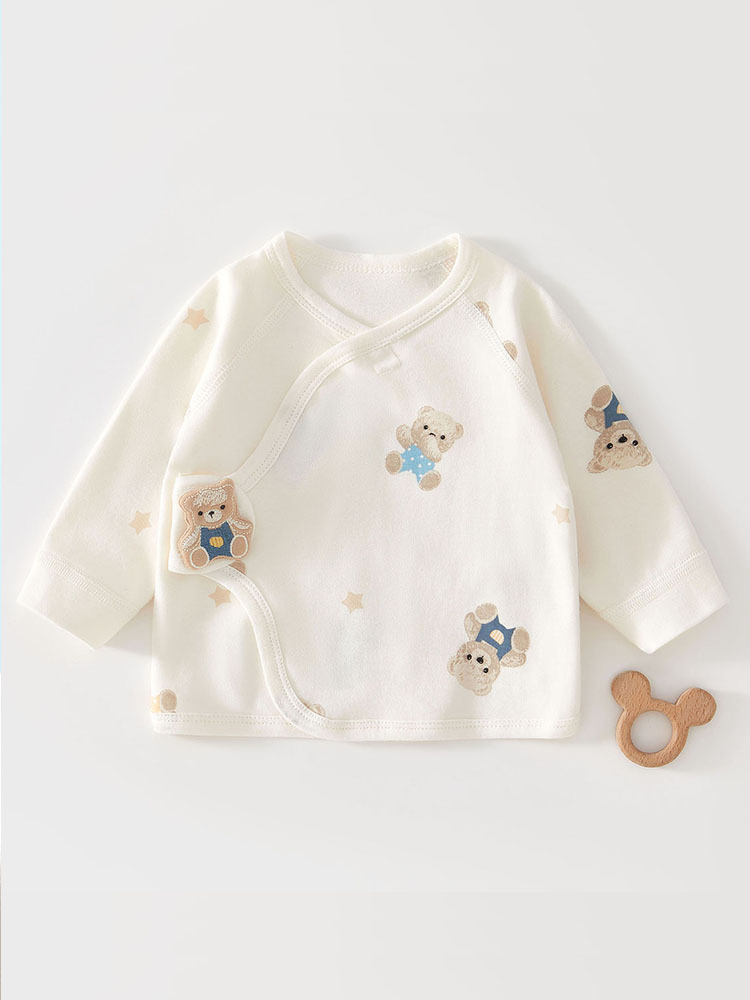 Одежда для новорожденных 0-3 месяца, без косточек, из чистого хлопка, весенне-осенний тонкий монашеский халат