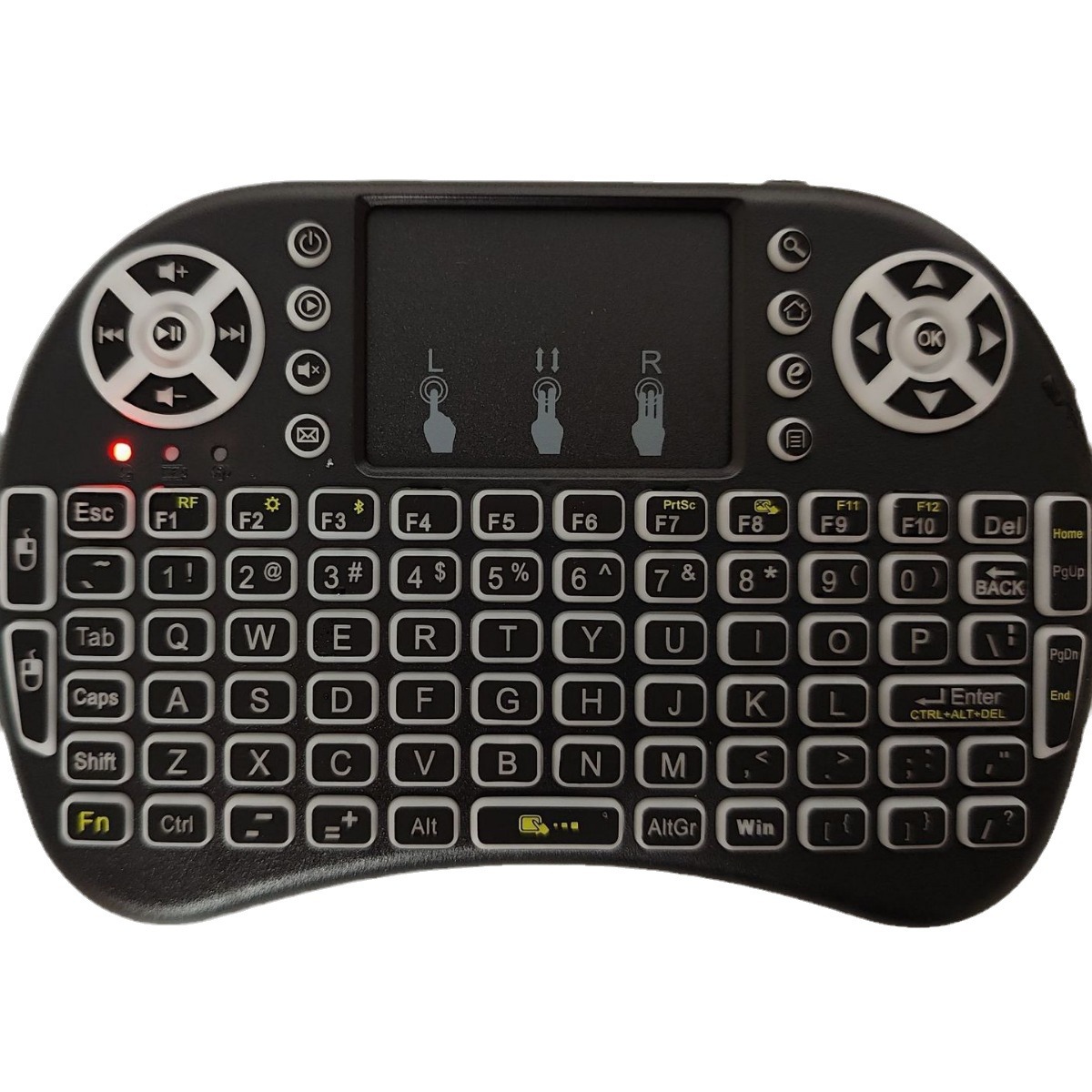 i8 mini keyboard mouse air Flying Mouse mini remote control dry lithium three-color seven-color backlit computer set-top box